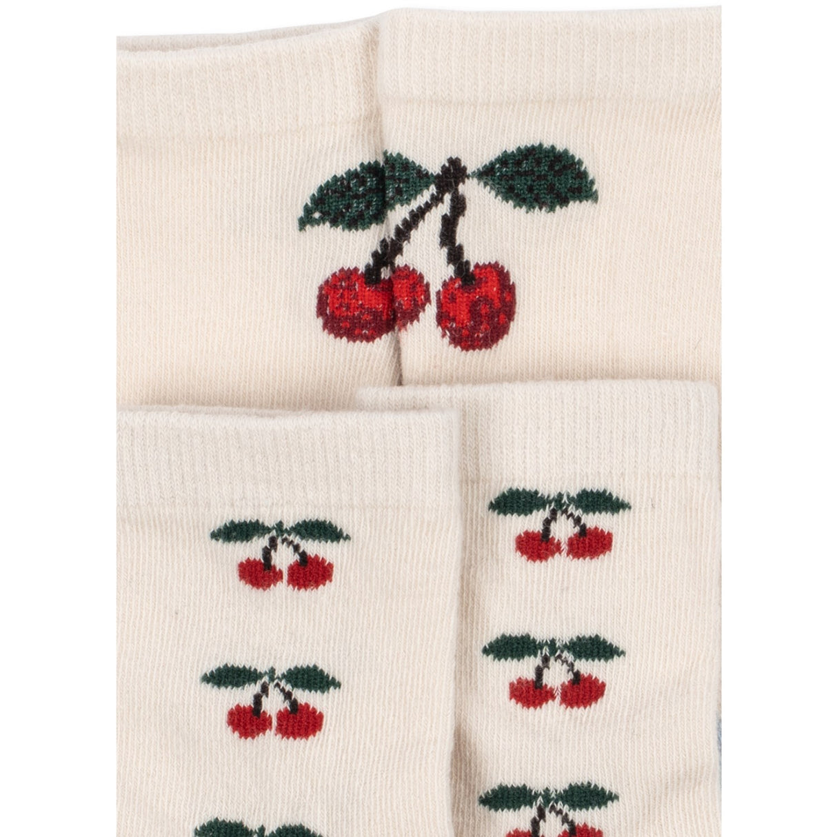 Konges Sløjd Cherry Mix 2 Pak Jacquard Cherry Strømper