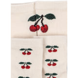 Konges Sløjd Cherry Mix 2 Pak Jacquard Cherry Strømper
