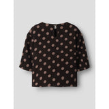 Name It Chocolate Plum Nmfnina 3/4 Rlx Top