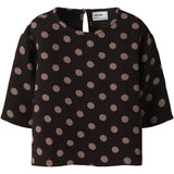 Name It Chocolate Plum Nmfnina 3/4 Rlx Top