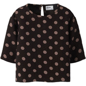 Name It Chocolate Plum Nmfnina 3/4 Rlx Top