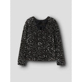 Name It Chocolate Plum Nkfrusitta Ls Sløjfe Bluse