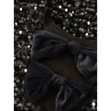 Name It Chocolate Plum Nkfrusitta Ls Sløjfe Bluse