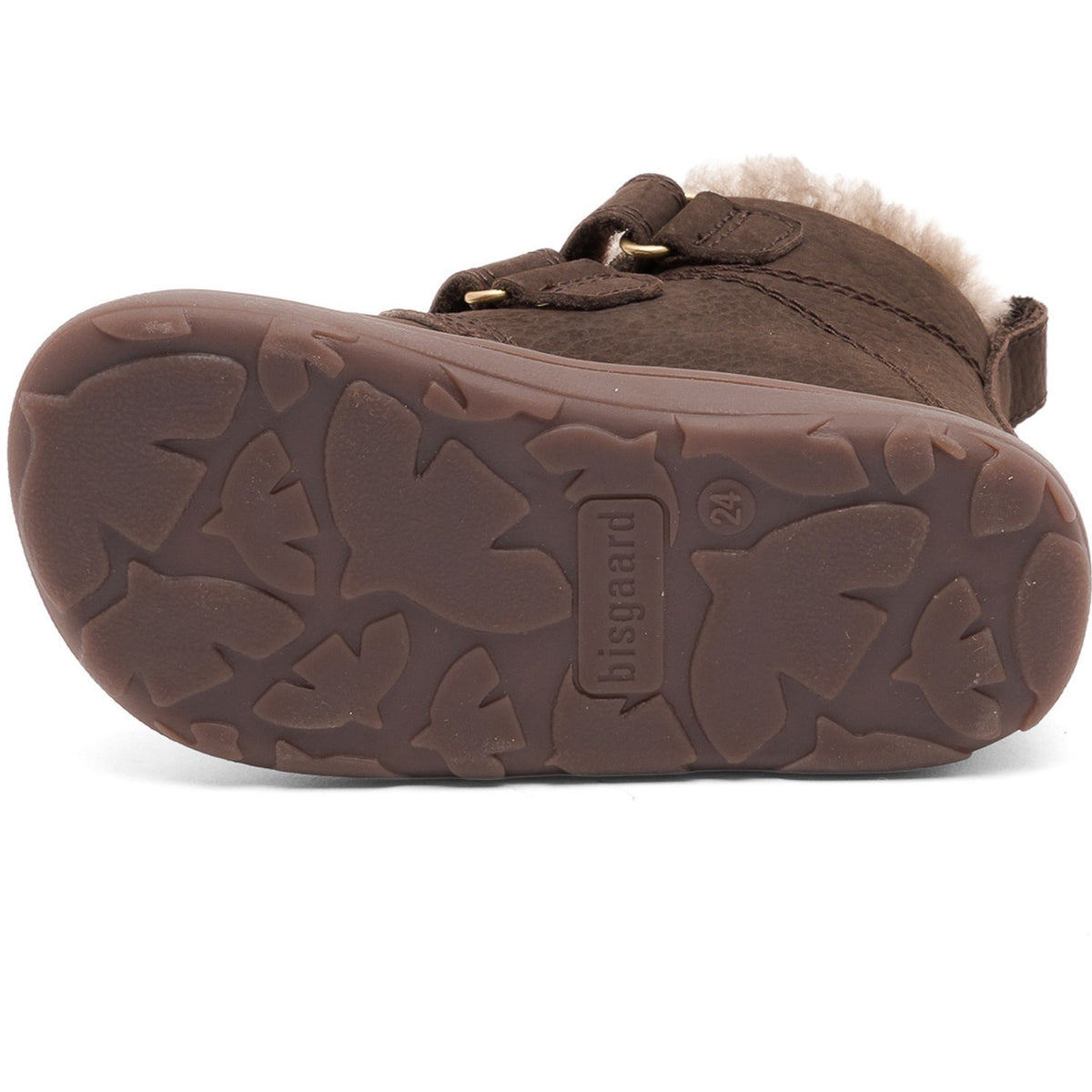Bisgaard Vinterstøvle Dark Brown Barefoot Emil Lamb