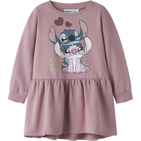 Name It Lilas Nmfansa Stitch Swe Kjole Bru Wdi