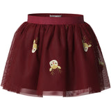 Name It Red Dahlia Reindeer Nmfveross Tyl Nederdel