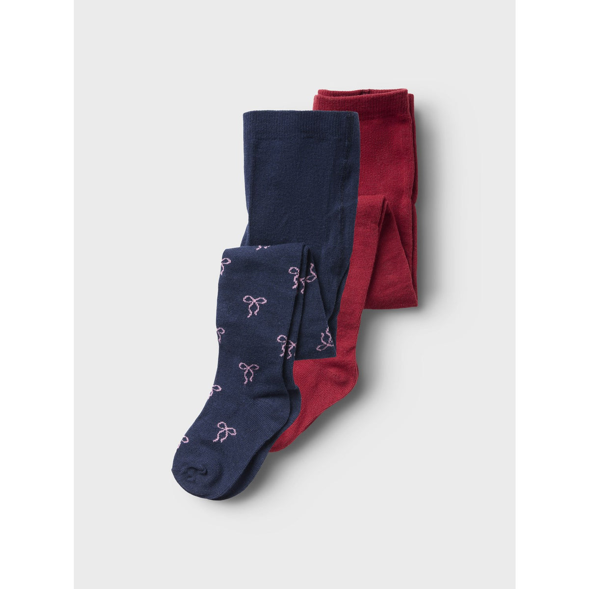 Name It Navy Blazer Red Dahlia Nmfvichristmas 2-Pak Strømpebukser