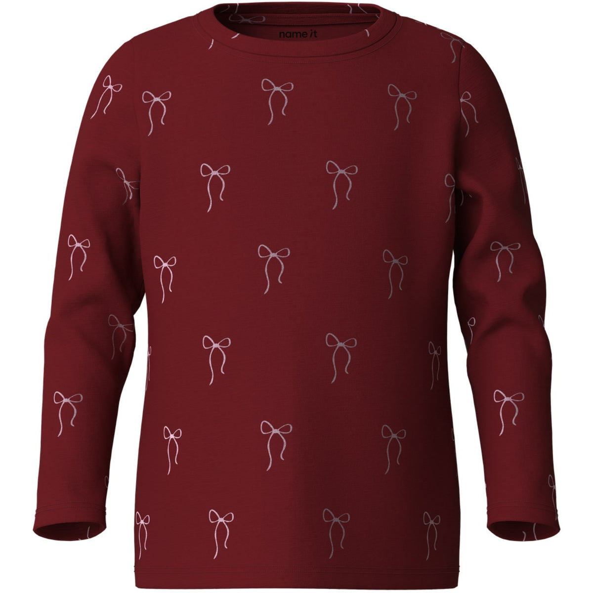 Name It Red Dahlia Nmfri Ls Top