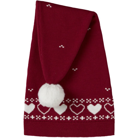 Name It Red Dahlia Hearts Nmnrismas Strik Nissehue