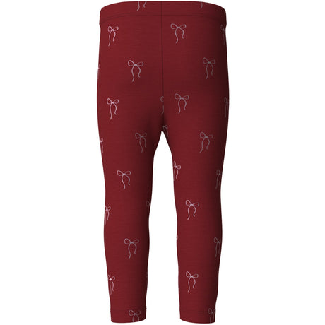 Name It Red Dahlia Nmfri Leggings