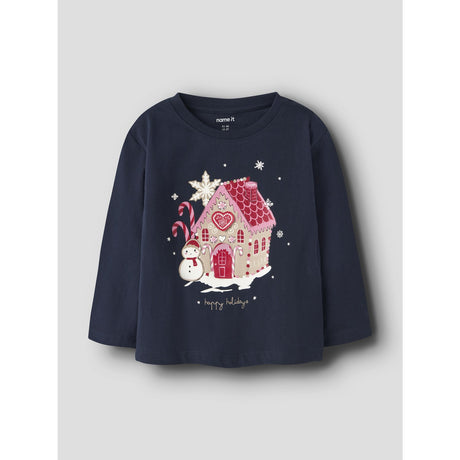 Name It Navy Blazer Nmfrepoler Ls Nreg Top Æske