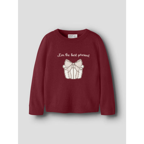 Name It Red Dahlia Nmfrisse Ls Strik