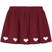 Name It Red Dahlia Nmfralbos Strik Nederdel