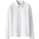 Name It Bright White Nkmron Ls Jersey Skjorte