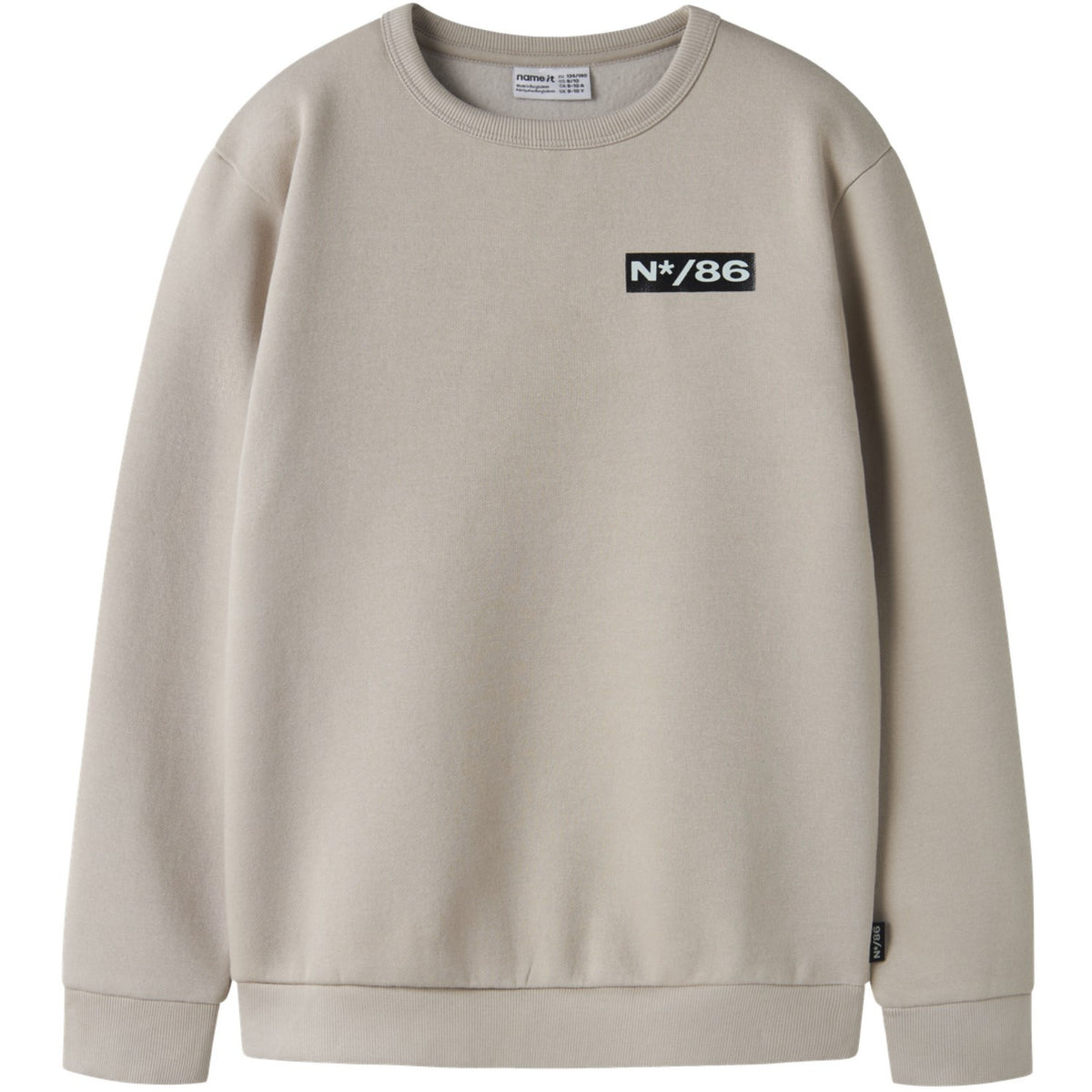 Name It Island Fossil Nkmrair Ls Nreg Sweat Bru Æske