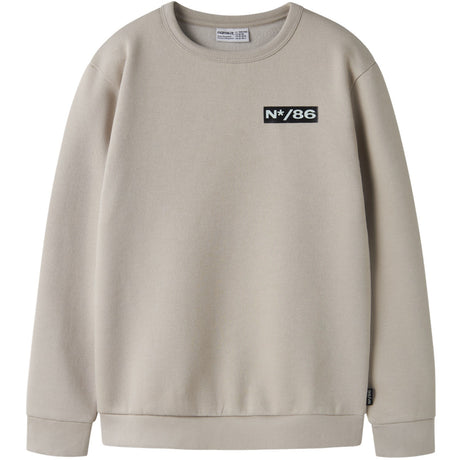 Name It Island Fossil Nkmrair Ls Nreg Sweat Bru Æske