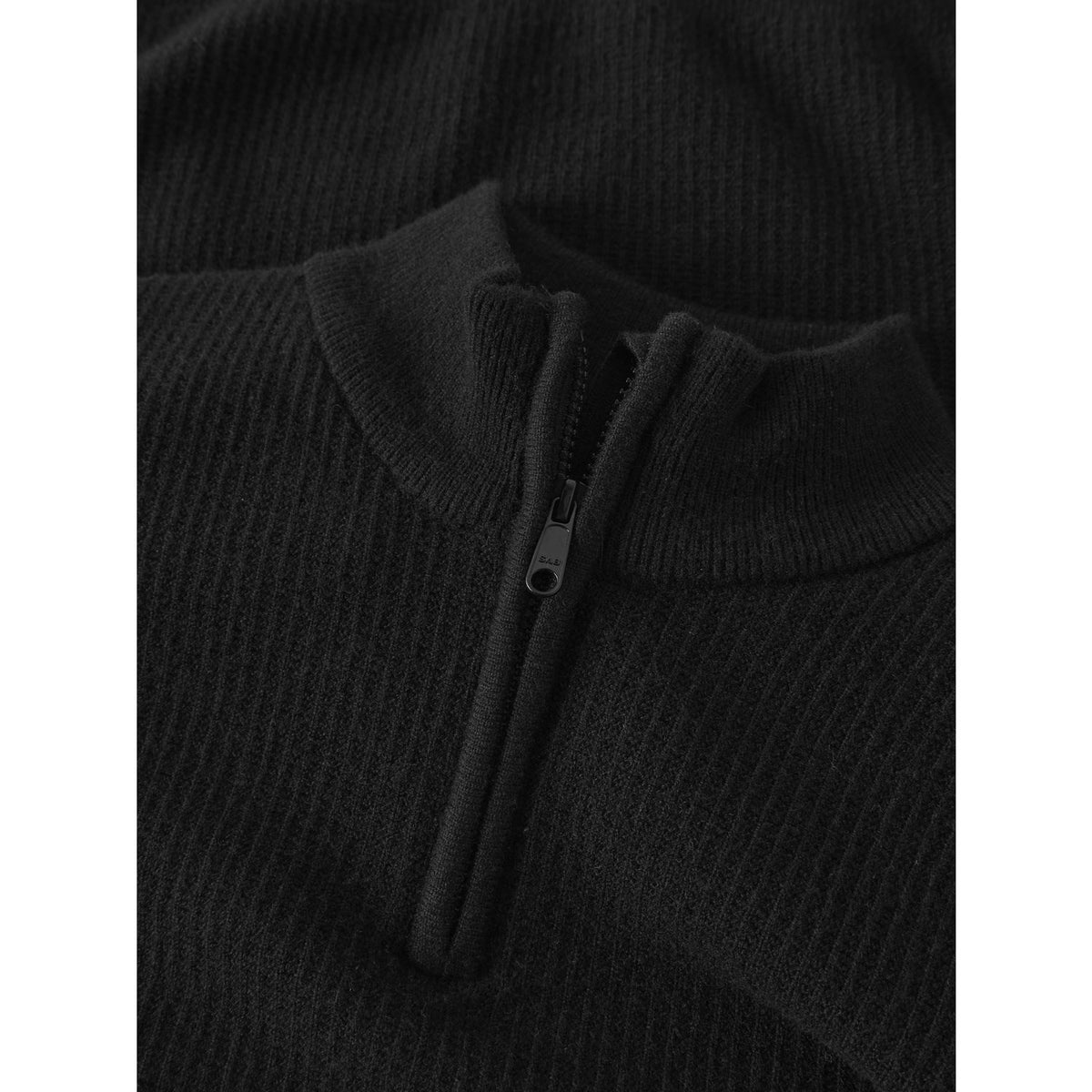 Name It Black Nkmstanfor Ls Half Zip Strik