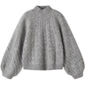Name It Grey Melange Nkfnadalie Ls Strik