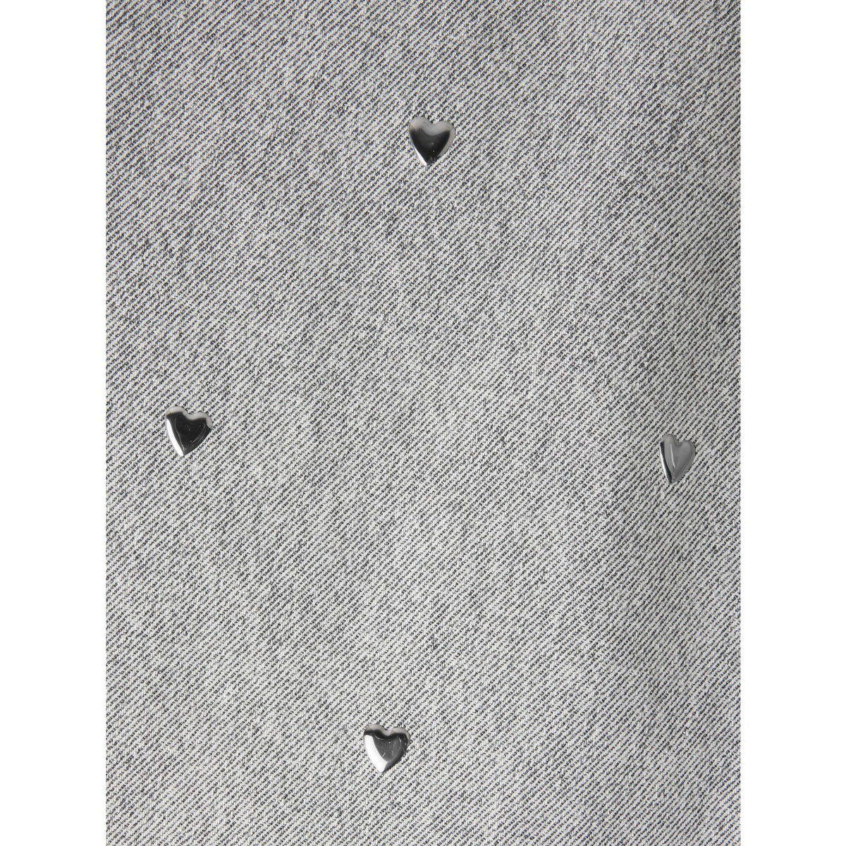 Name It Light Grey Denim Nkfrose Wide Heart Studs Jeans 2021-Za D