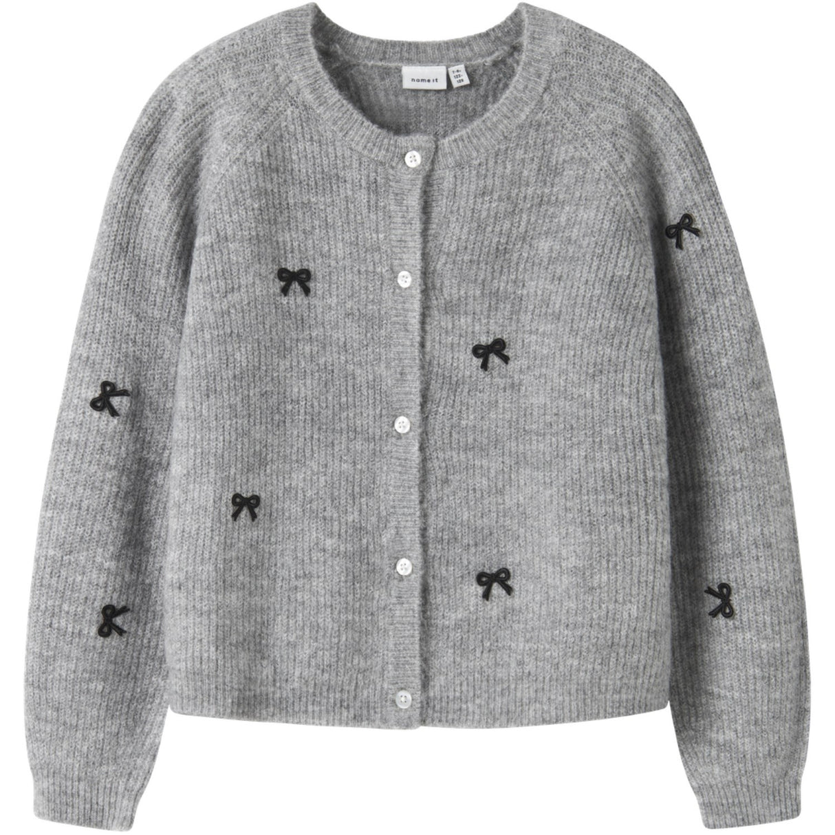 Name It Grey Melange Nkfrifey Ls Strik Card
