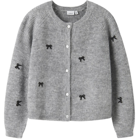 Name It Grey Melange Nkfrifey Ls Strik Card
