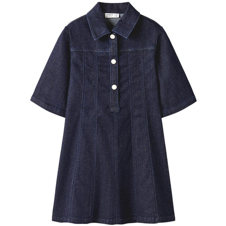Name It Dark Blue Denim Nkfember 2/4 Dnm Glitter Kjole 1208-Lu