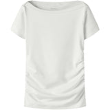 Name It Cloud Dancer Nkfnorikko Ss Xsl Top