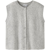Name It Grey Melange Nkfoanja Loose Strik Vest