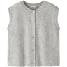 Name It Grey Melange Nkfoanja Loose Strik Vest