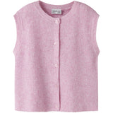 Name It Begonia Pink Nkfoanja Loose Strik Vest