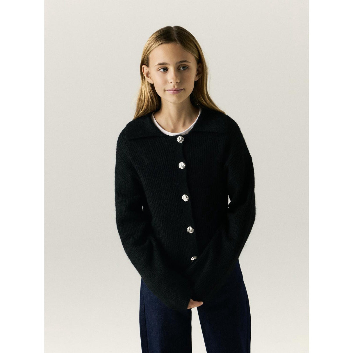 Name It Black Nkfotilis Ls Loose Strik Card
