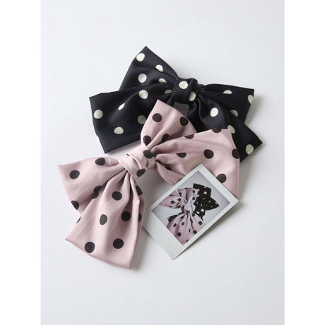 Name It Lotus Dots In Chocolate Plum Nkfnolina Hårsløjfe