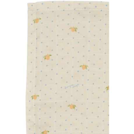 Konges Sløjd Lemon Dot 3 Pak Muslin Cloth Gots