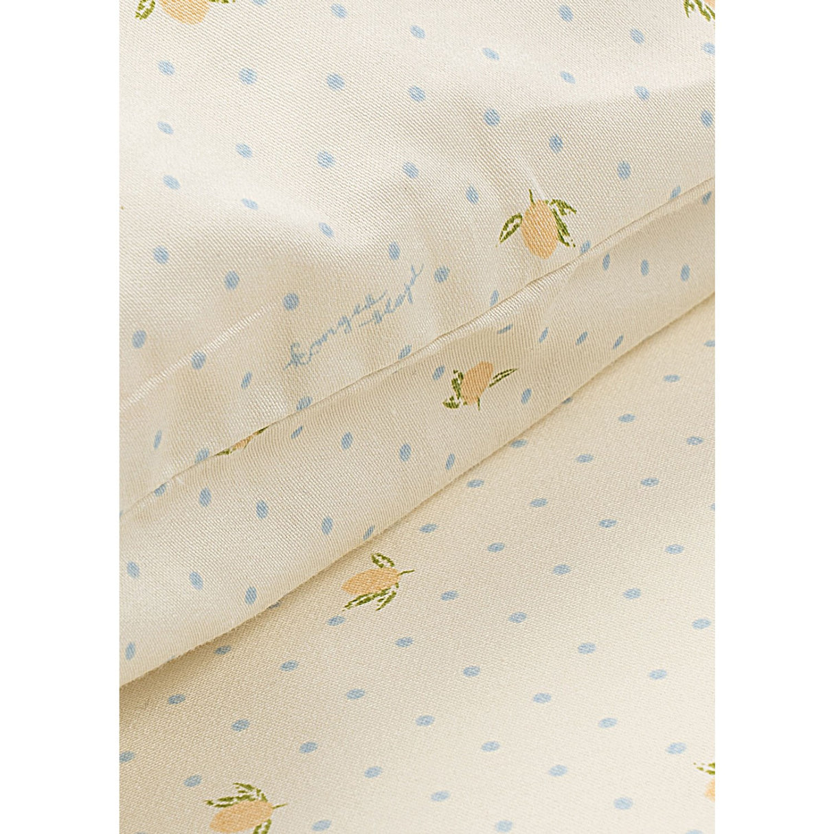 Konges Sløjd Lemon Dot Baby Sengetøj Gots