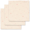 Konges Sløjd Cherry Dot 3 Pak Muslin Cloth Gots