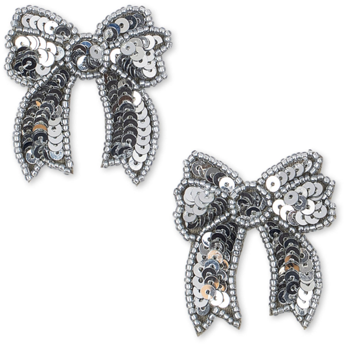 Konges Sløjd Silver 2 Pak Paliet Sløjfe Hair Clip