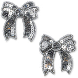Konges Sløjd Silver 2 Pak Paliet Sløjfe Hair Clip