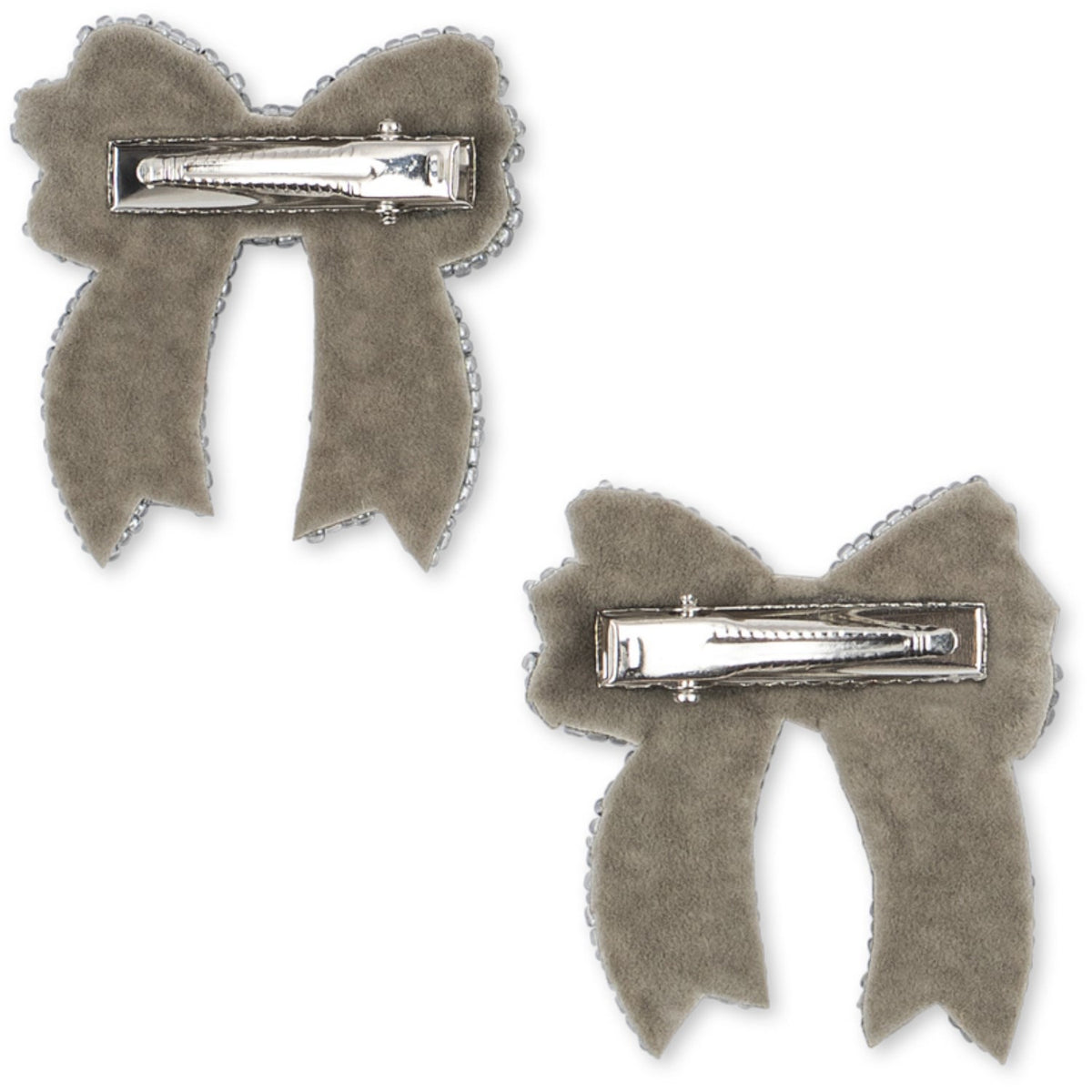 Konges Sløjd Silver 2 Pak Paliet Sløjfe Hair Clip