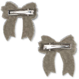 Konges Sløjd Silver 2 Pak Paliet Sløjfe Hair Clip