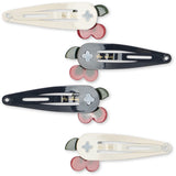 Konges Sløjd Multi 4 Pak Cherry Dot Hair Clip