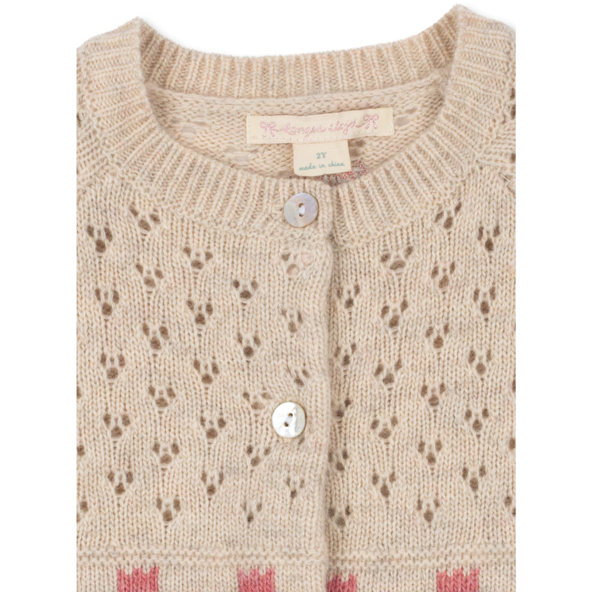 Konges Sløjd Cream And Tulips Belle Cardigan