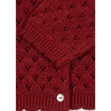 Konges Sløjd Red Dahlia Holiday Cardigan