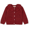 Konges Sløjd Red Dahlia Holiday Cardigan