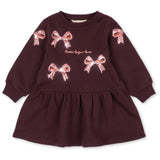 Konges Sløjd Decadent Chocolate Lou Sløjfe Sweat Kjole Gots