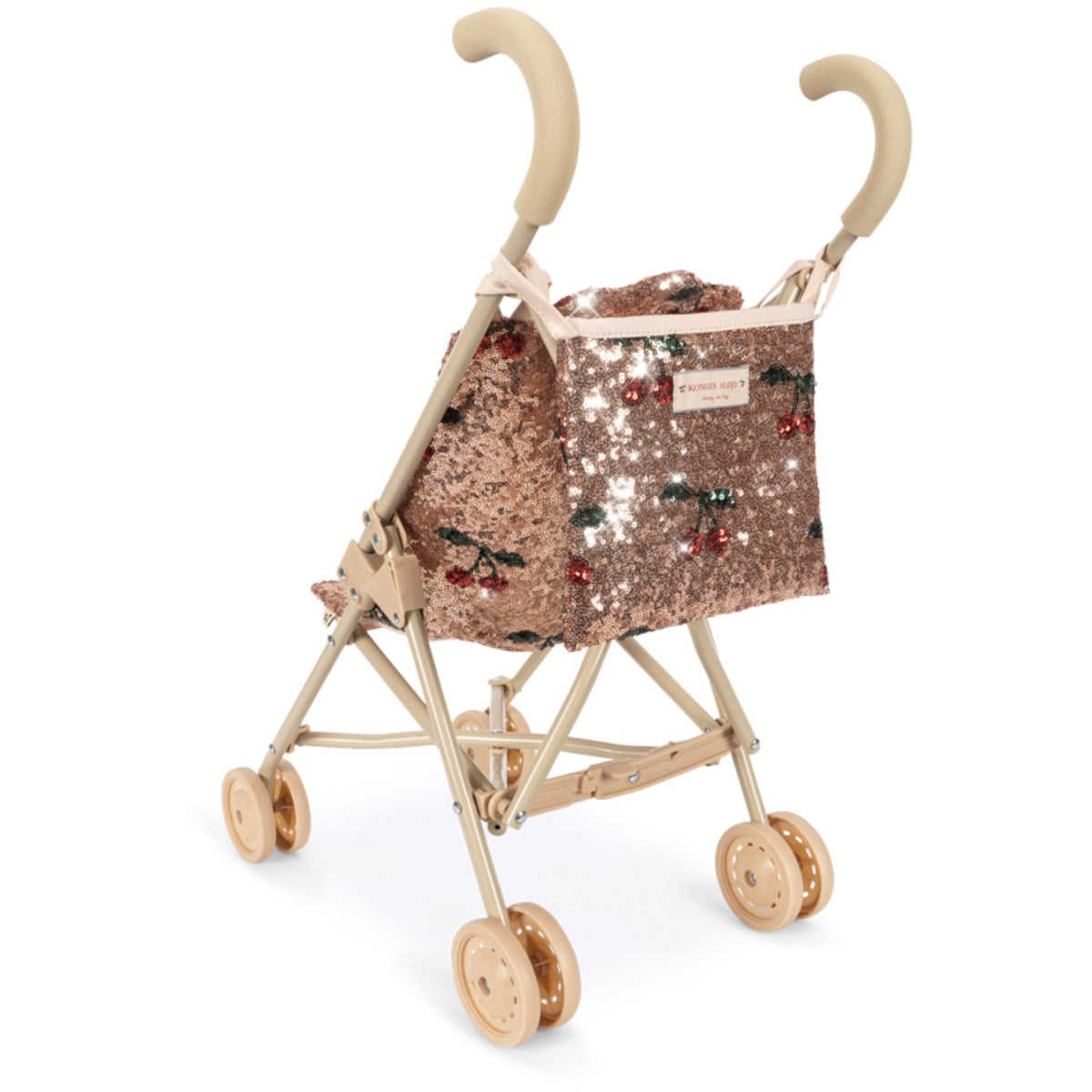 Konges Sløjd Cherry Sequin Sparkly Dukke Stroller