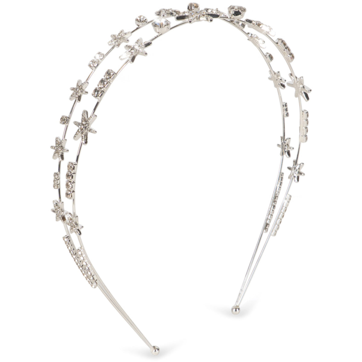 Konges Sløjd Silver Mix Sparkly Star Hairbrace