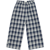 brunobruno nation Mood Indigo Blue Check Francis Navy Check Bukser