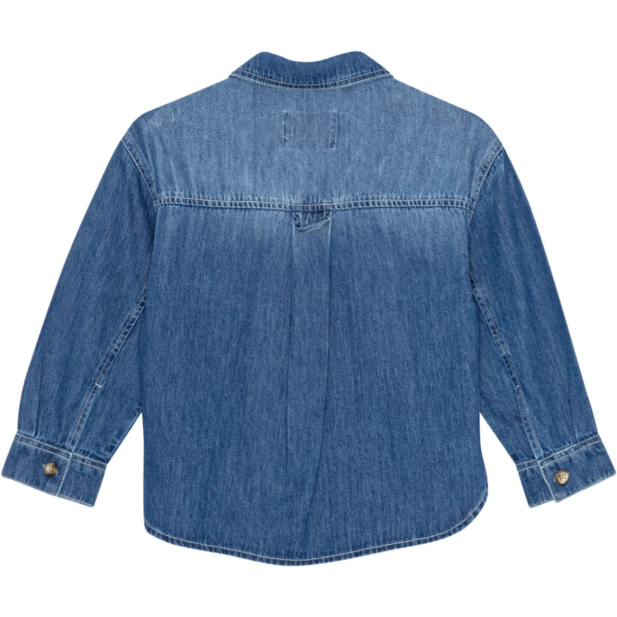 brunobruno nation Mid Blue Denim Ina Denim Skjorte