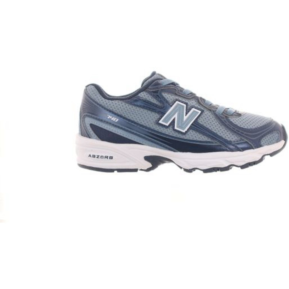 New Balance Shadow Blue 740 Kids Bungee Lace