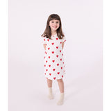 Petit Bateau Hearts Kortærmet Kjole